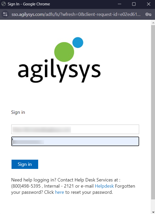 A screenshot of a login page

Description automatically generated